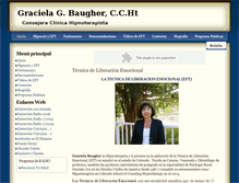 Tablet Screenshot of gracielabaugher.com